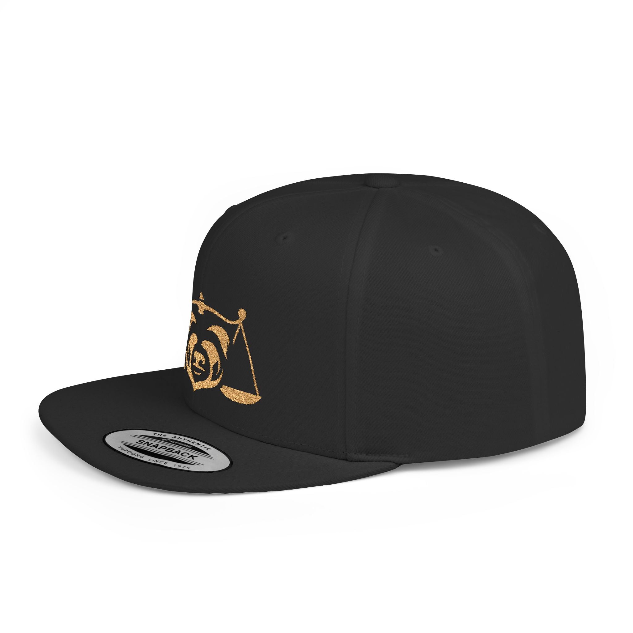 Upscale Belly Panda Embroidered Snapback Hat