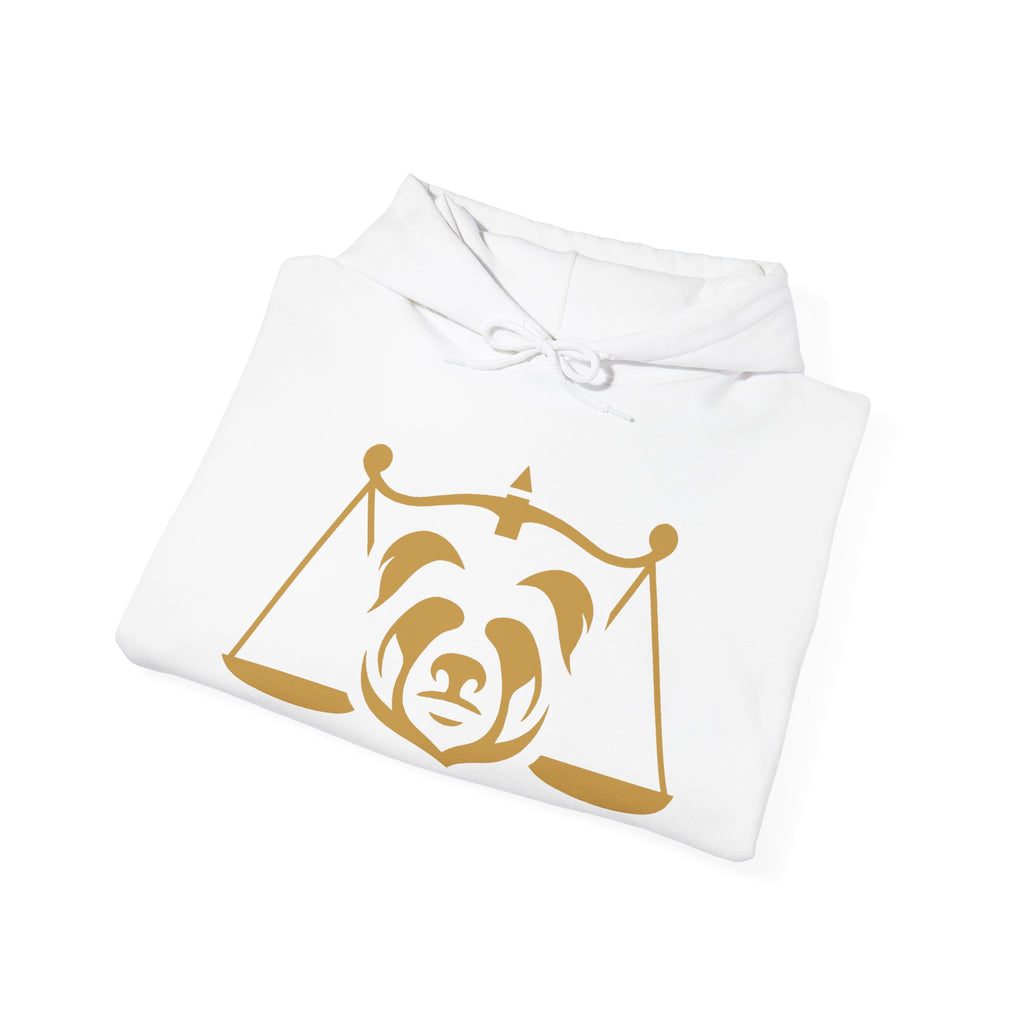 Upscale Belly Panda Hoodie Graphic Pullover - Black