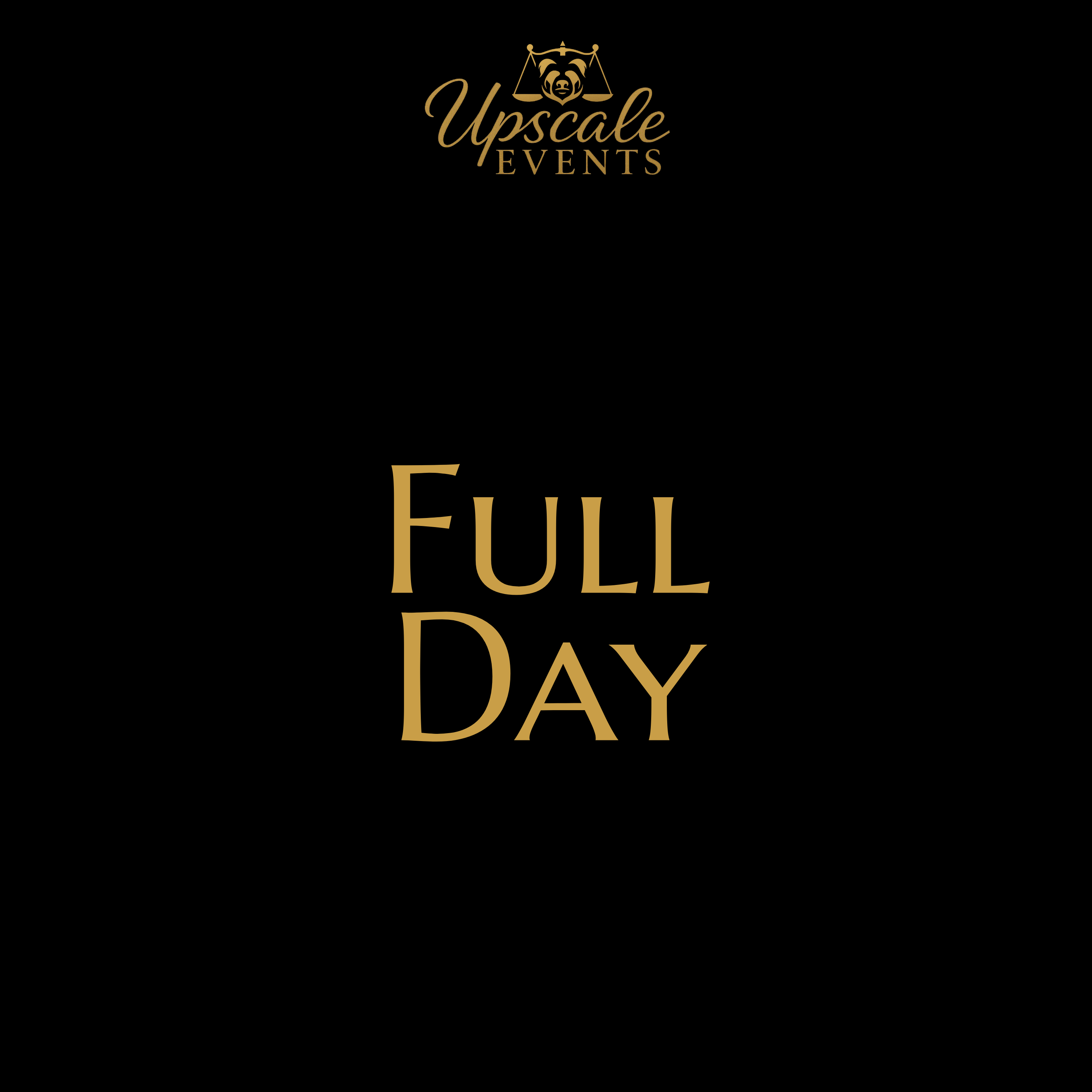 Upscale Event Booking (Full Day)