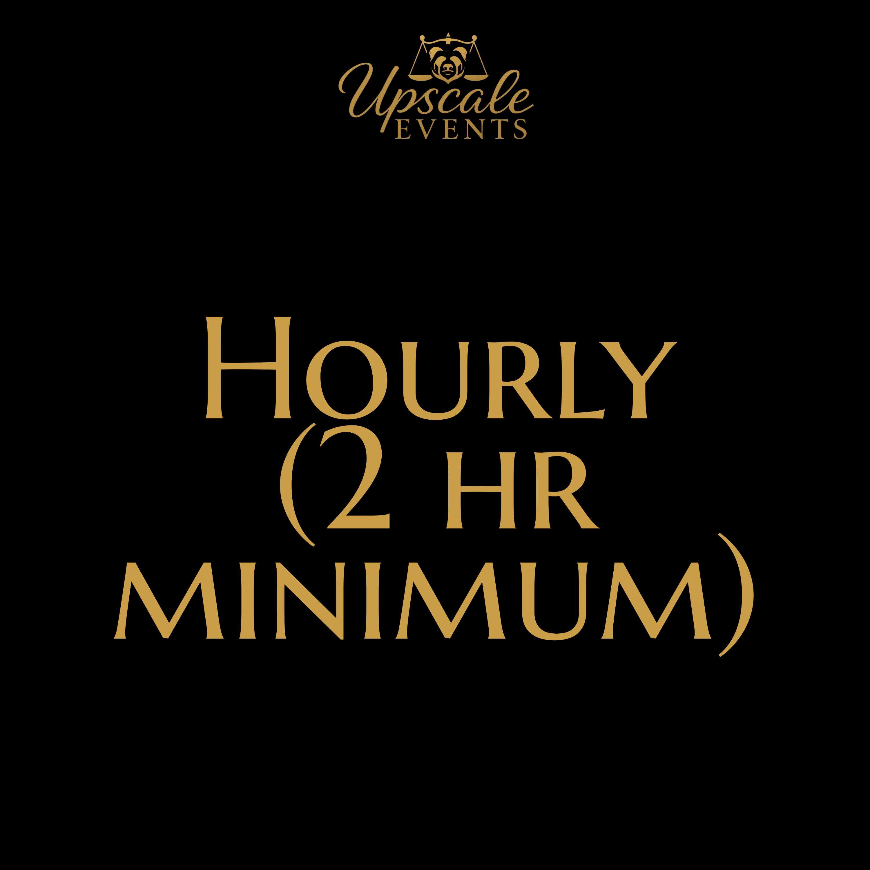 Upscale Event Booking (Hourly)